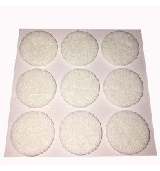 Filtpuder, runde, ø 27 mm.