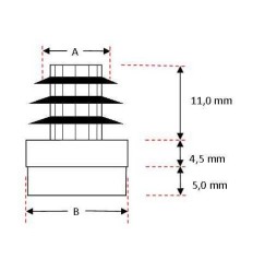K-filtsko - til stålrør, Ø 10 mm.